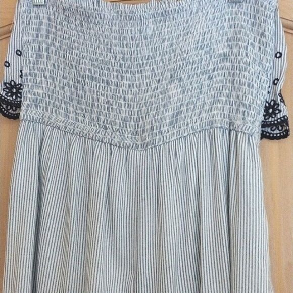 Japna Pull Up Pinstripe Jumpsuit - Picture 5 of 12